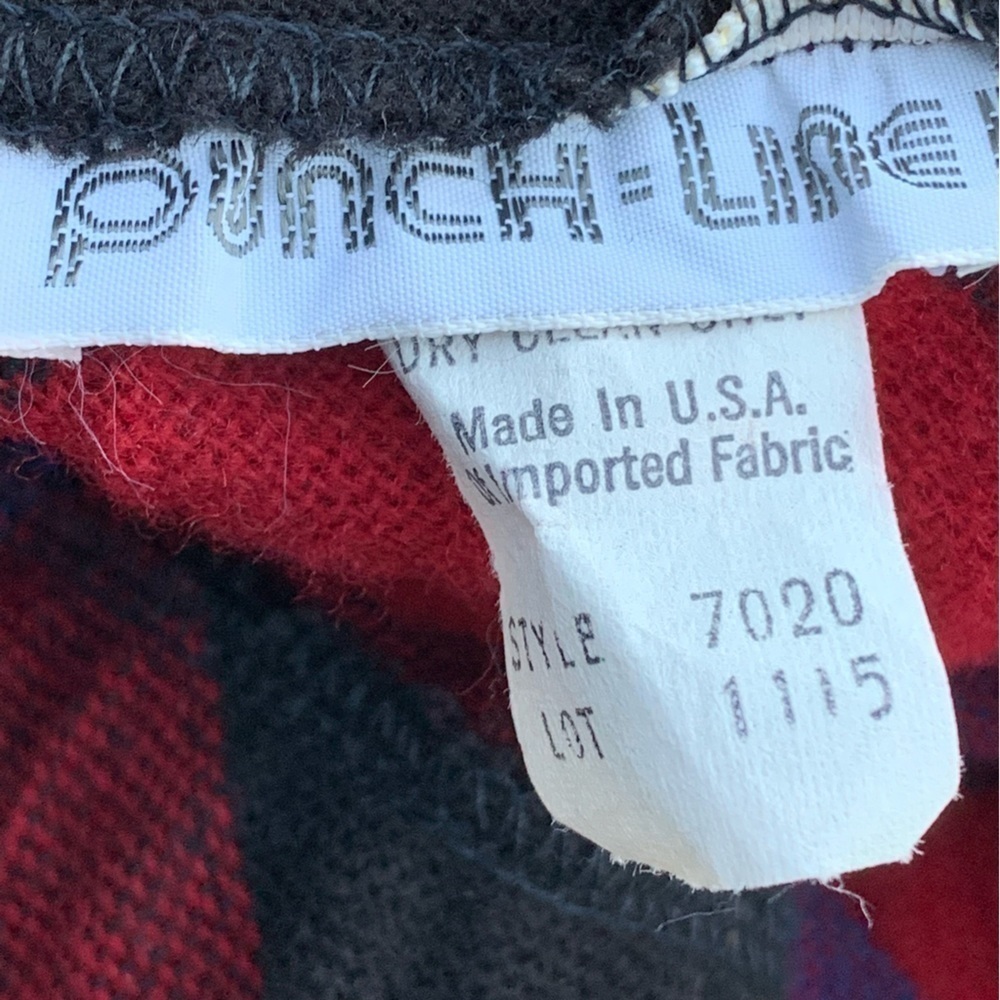 Vintage Plaid Pleated Skirt - Picture 3 of 6
